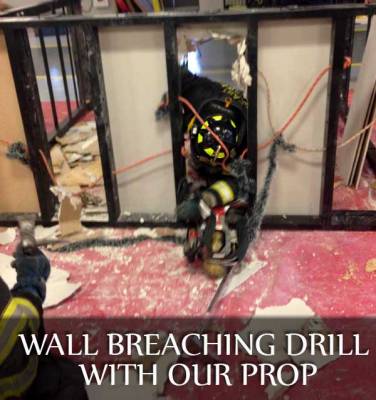 Prop Used For Wall Breaching Drill in East Brunswick, NJ